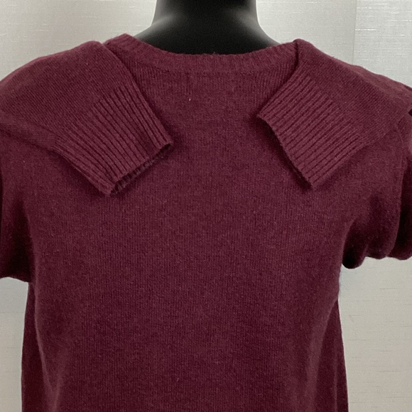 L.L.Bean Lambswool Mens Large Sweater Cranberry - Picture 6 of 13